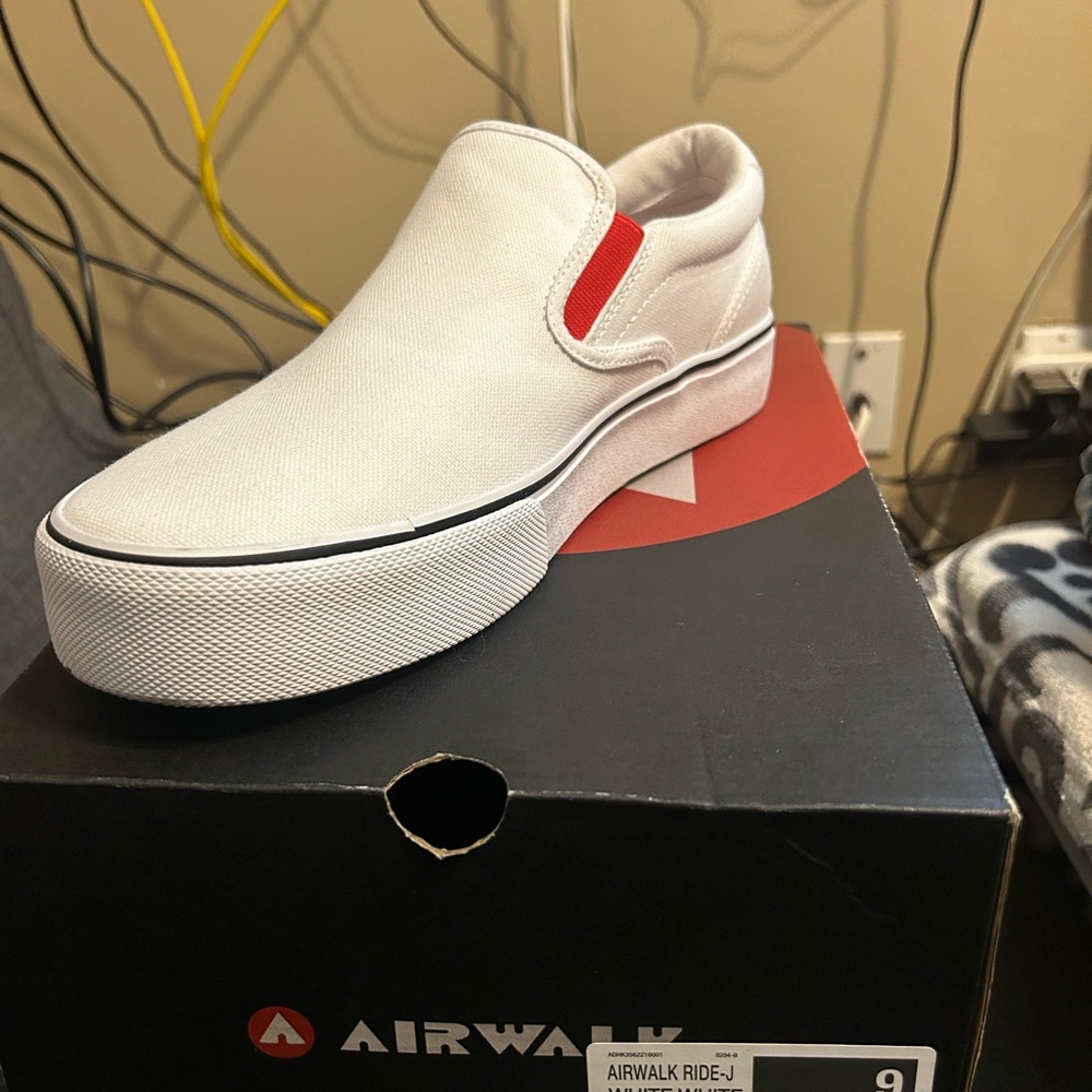 Airwalk White Slip-On Sneakers